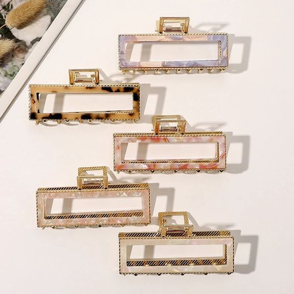 women elegant gold hollow geometric metal hair claw clamps vintage hair clips headband hairpin fashion hair accessories, Slivery;golden
women elegant gold hollow geometric metal hair claw clamps vintage hair clips headband hairpin fashion hair accessories, Slivery;golden
