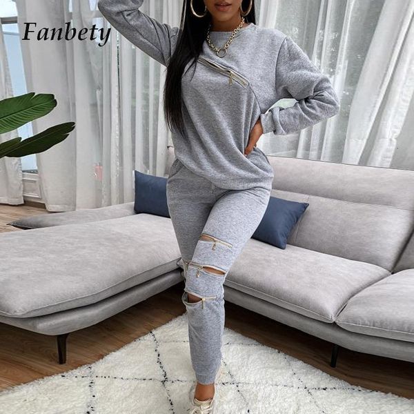 2021 new women elegant o neck two piece sets lady hollow out solid tracksuit spring casual pullover and suits h1ds, Gray
2021 new women elegant o neck two piece sets lady hollow out solid tracksuit spring casual pullover and suits h1ds, Gray