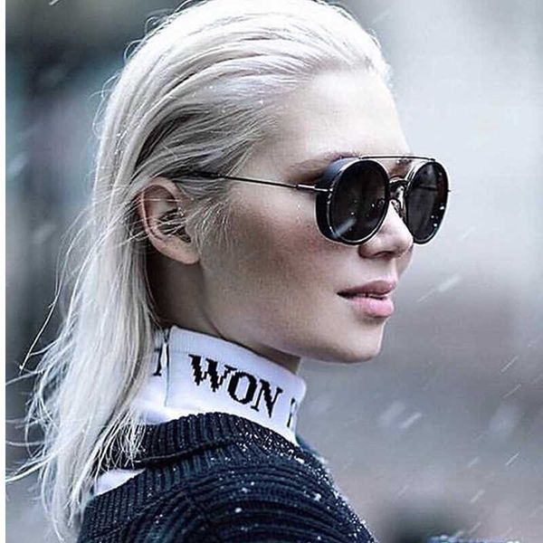 designer ray sunglasses classic luxurious women fashion round luxury glasses lil steampunk shades design frame, White;black
designer ray sunglasses classic luxurious women fashion round luxury glasses lil steampunk shades design frame, White;black