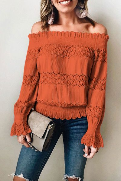2021 new women slash neck hollow out lace blusas solid long sleeve slim blouse ladies casual harajuku bohemian shirt ropa mujer twqu, Black
2021 new women slash neck hollow out lace blusas solid long sleeve slim blouse ladies casual harajuku bohemian shirt ropa mujer twqu, Black