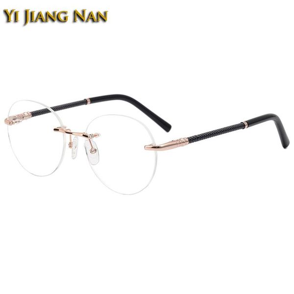 fashion sunglasses frames women pure titanium round legs optical rimless eyewear lightweight flexible prescription glasses frame men eyeglas, Black
fashion sunglasses frames women pure titanium round legs optical rimless eyewear lightweight flexible prescription glasses frame men eyeglas, Black