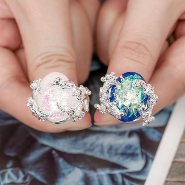 wedding rings female accessories opal branches flower ladies ring fashion temperament for women, Slivery;golden
wedding rings female accessories opal branches flower ladies ring fashion temperament for women, Slivery;golden