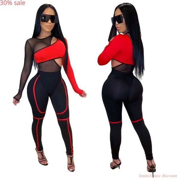two piece dress hollow out mesh long pants fashion 2 women set bodysuit jump suit sleeve rompers bodycon, White
two piece dress hollow out mesh long pants fashion 2 women set bodysuit jump suit sleeve rompers bodycon, White