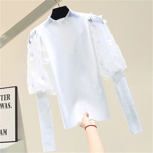 high-necked shirt flashlight long sleeve thin women's nightgown 2021 new elegant female spring black white shirts ed4o, White;black
high-necked shirt flashlight long sleeve thin women's nightgown 2021 new elegant female spring black white shirts ed4o, White;black