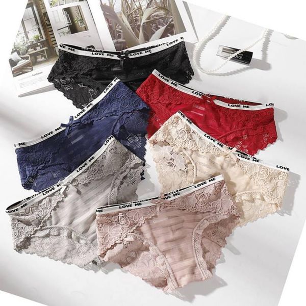 women's panties women lace ladies solid color cotton fancy letter bow breathable mid waist briefs, Black;pink
women's panties women lace ladies solid color cotton fancy letter bow breathable mid waist briefs, Black;pink