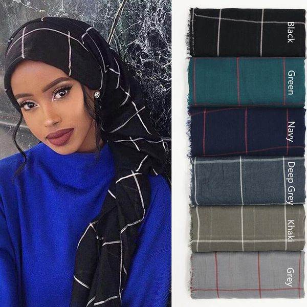 scarves 1pcs women plaid scarf cotton viscose grid shawl cosy fashion classic and shawls elegant tr muslim hijab scarfs, Blue;gray
scarves 1pcs women plaid scarf cotton viscose grid shawl cosy fashion classic and shawls elegant tr muslim hijab scarfs, Blue;gray