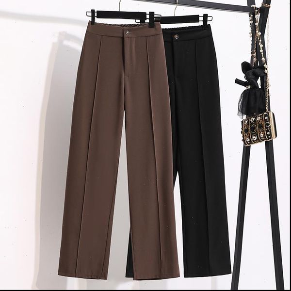 korean students plus size straight pants spring women high waist loose split trousers large size black,brown s 5xl, Black;white
korean students plus size straight pants spring women high waist loose split trousers large size black,brown s 5xl, Black;white