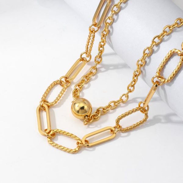 chains aensoa 2021 fashion multilayer hip hop long chain necklace for women men jewelry gifts metal ball pendant accessories, Silver
chains aensoa 2021 fashion multilayer hip hop long chain necklace for women men jewelry gifts metal ball pendant accessories, Silver