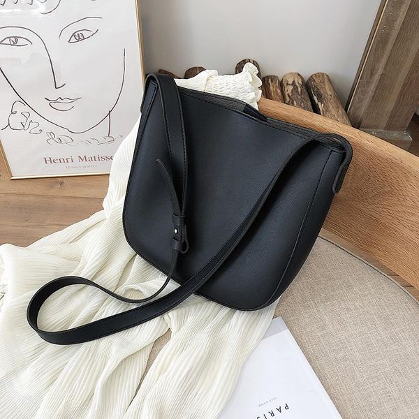 pure color casual bucket bag 2021 new pu leather women's designer handbag high capacity shoulder messenger bag
pure color casual bucket bag 2021 new pu leather women's designer handbag high capacity shoulder messenger bag