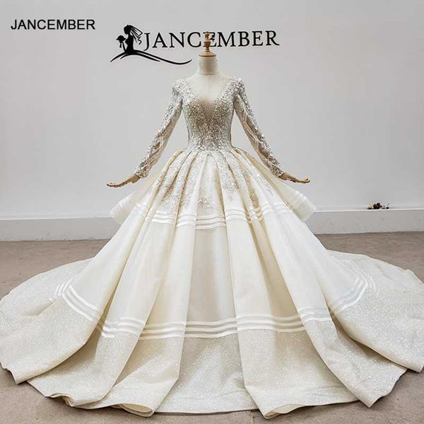 other wedding dresses htl1603 luxurious with pearls sequin dress 2021 o-neck long sleeve crystal ball-gown vestido de novia desmontable, White
other wedding dresses htl1603 luxurious with pearls sequin dress 2021 o-neck long sleeve crystal ball-gown vestido de novia desmontable, White