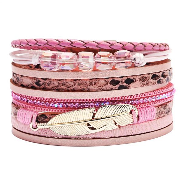 tennis fashion woven handmade colorful bracelets women's men's gifts vintage po river leaf down multi-layer leather bracelet men a, Golden;silver
tennis fashion woven handmade colorful bracelets women's men's gifts vintage po river leaf down multi-layer leather bracelet men a, Golden;silver