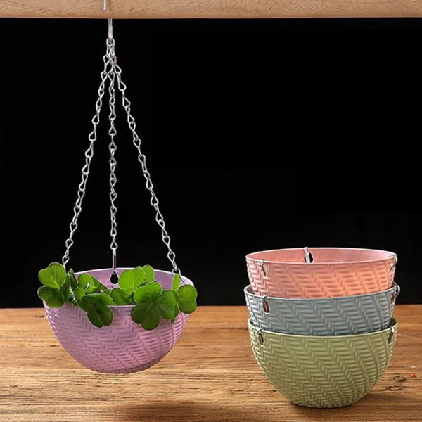 planters & pots hanging basket rattan woven plastic flowerpot with chain houseplant planter
planters & pots hanging basket rattan woven plastic flowerpot with chain houseplant planter