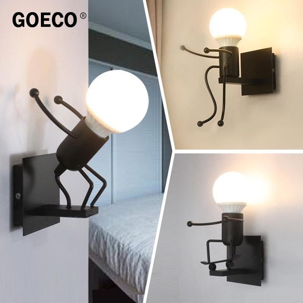 wall lamp iron led lights creative metal cartoon robot sconce bedroom light children room luminaire e27/220v
wall lamp iron led lights creative metal cartoon robot sconce bedroom light children room luminaire e27/220v