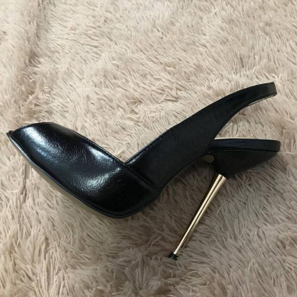 dress shoes black leather pumps high heel bridals party women summer peep toe sling back stiletto fish mouth 11cm heels
dress shoes black leather pumps high heel bridals party women summer peep toe sling back stiletto fish mouth 11cm heels