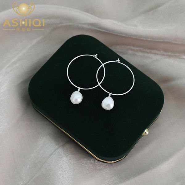 hoop & huggie ashiqi natural freshwater pearl earrings 925 sterling silver jewelry for women gift, Golden;silver 
hoop & huggie ashiqi natural freshwater pearl earrings 925 sterling silver jewelry for women gift, Golden;silver
