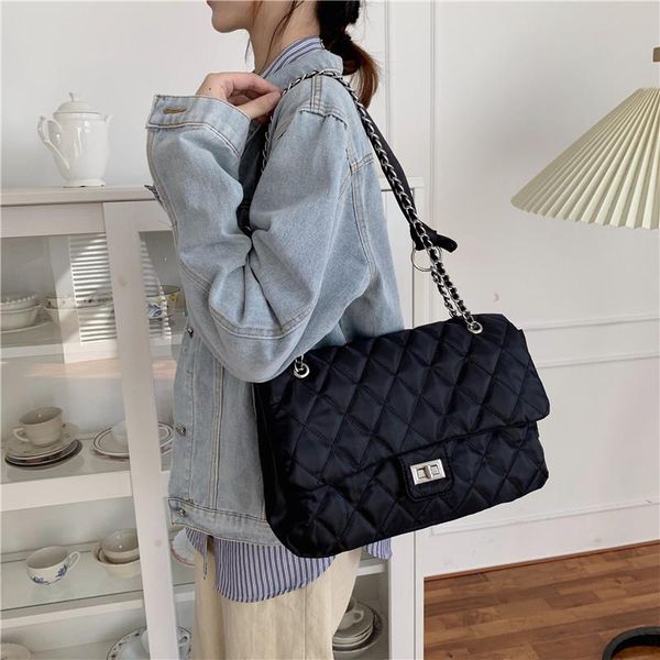 cross body vintage nylon women shoulder bags 2021 brand chain designer handbags diamond grain ladies crossbody bag trend hand black
cross body vintage nylon women shoulder bags 2021 brand chain designer handbags diamond grain ladies crossbody bag trend hand black