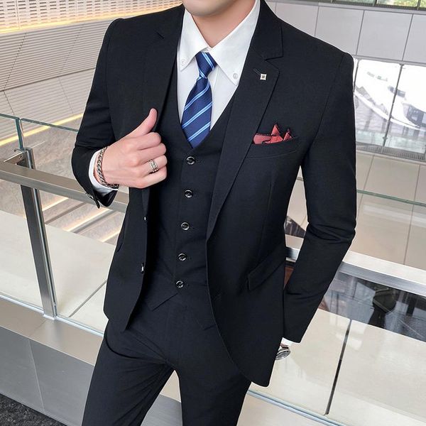 men's suits & blazers (jackets+vest+pants) 2021 brand clothing a three-piece suit/male cotton fashion business blazers/man slim, White;black
men's suits & blazers (jackets+vest+pants) 2021 brand clothing a three-piece suit/male cotton fashion business blazers/man slim, White;black