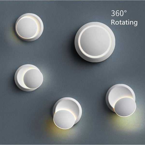 wall lamp led 360 degree rotation adjustable bedside light white black creative modern aisle round
wall lamp led 360 degree rotation adjustable bedside light white black creative modern aisle round