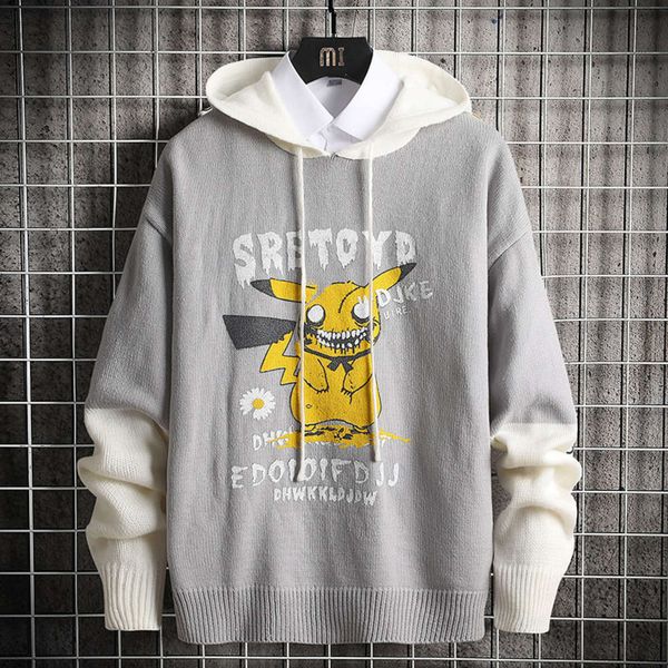 autumn and winter 2020 new men's casual coat korean fashion youth hooded sweater, White;black
autumn and winter 2020 new men's casual coat korean fashion youth hooded sweater, White;black