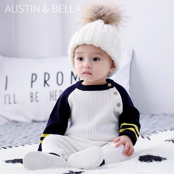 clothing sets baby sweater suit 3-24m toddlers split high waist fashionable knitted round neck pullover autumn and winter boys clothes, White
clothing sets baby sweater suit 3-24m toddlers split high waist fashionable knitted round neck pullover autumn and winter boys clothes, White