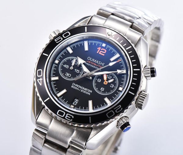 chronograph full function men's quartz watches stainless steel luminous waterproof calendar men watch man clock 03 wristwatches, Slivery;brown
chronograph full function men's quartz watches stainless steel luminous waterproof calendar men watch man clock 03 wristwatches, Slivery;brown