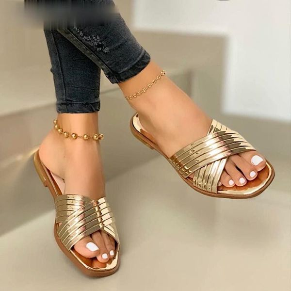 slippers 2021 ladies beach summer shoes bling gold female flat slides outdoor women casual sandals plus size 35-43, Black
slippers 2021 ladies beach summer shoes bling gold female flat slides outdoor women casual sandals plus size 35-43, Black