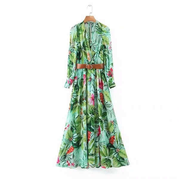 casual dresses spring fashion maxi chiffon dress women v neck a-line long sleeves floral vacation beach ladies elegant xz2403, Black;gray
casual dresses spring fashion maxi chiffon dress women v neck a-line long sleeves floral vacation beach ladies elegant xz2403, Black;gray