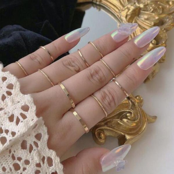 cluster rings fashion punk minimalist round twist ring geometric set for women bohemia vintage metal knuckle finger jewelry, Golden;silver
cluster rings fashion punk minimalist round twist ring geometric set for women bohemia vintage metal knuckle finger jewelry, Golden;silver