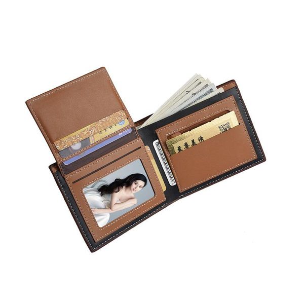 wallets men short black brown bifold wallet mens brand leather card holder money cash purses pockets, Red;black
wallets men short black brown bifold wallet mens brand leather card holder money cash purses pockets, Red;black