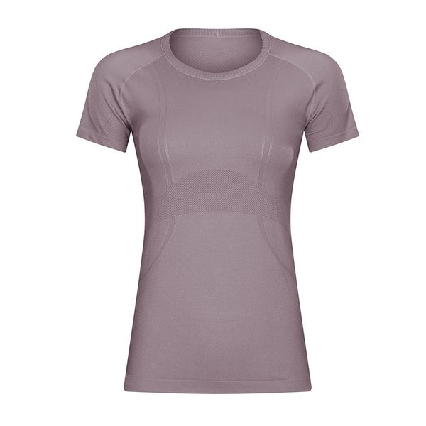 lulu new women's round neck t-shirt sports running fitness yoga short sleeve top, Gray
lulu new women's round neck t-shirt sports running fitness yoga short sleeve top, Gray