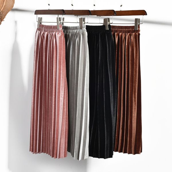 fashion girl skirt long girls skirt velvet pleated skirts elegant teenage girl skirts formal plus size children clothes 210302
fashion girl skirt long girls skirt velvet pleated skirts elegant teenage girl skirts formal plus size children clothes 210302
