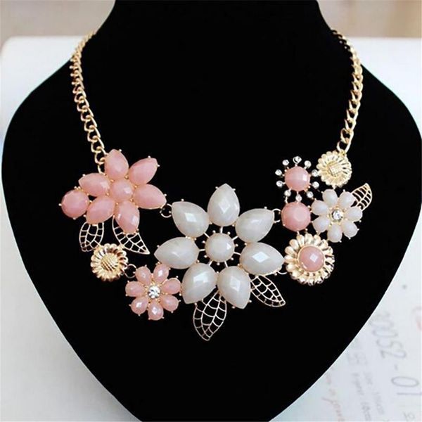 pendant necklaces fashion women jelly necklace alloy resin flowers exquisite flower elegant charm jewelry wedding, Silver
pendant necklaces fashion women jelly necklace alloy resin flowers exquisite flower elegant charm jewelry wedding, Silver