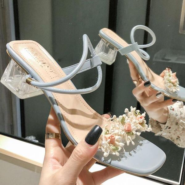 sandals 2021 fashion high heeled thick women's shoes flower sweet flip flops slip-on women sandal, Black
sandals 2021 fashion high heeled thick women's shoes flower sweet flip flops slip-on women sandal, Black