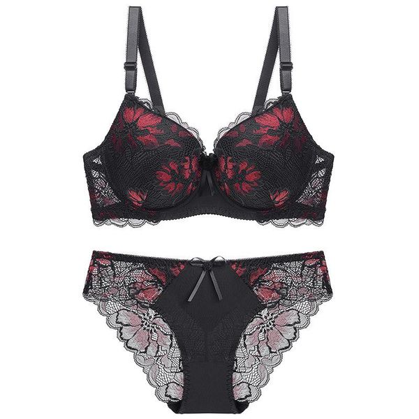 bras sets plus size d e cup intimates push up bra set lace floral embroidery women underwear 90 95 100 big lingerie, Red;black
bras sets plus size d e cup intimates push up bra set lace floral embroidery women underwear 90 95 100 big lingerie, Red;black