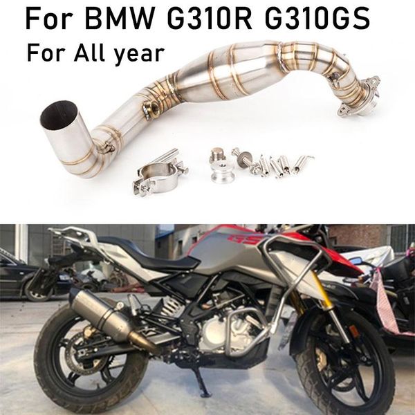 51mm stainless steel motorcycle full exhaust middle pipe contact mid link pipe muffler slip on for g310gs g310r for all year
51mm stainless steel motorcycle full exhaust middle pipe contact mid link pipe muffler slip on for g310gs g310r for all year
