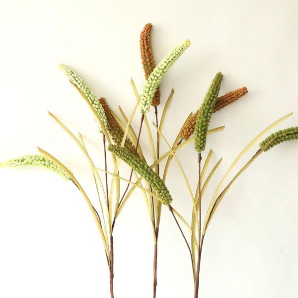 decorative flowers & wreaths 10pcs/lot simulation 3heads millet plants for farmhouse home decor foam fake wedding road leads background
decorative flowers & wreaths 10pcs/lot simulation 3heads millet plants for farmhouse home decor foam fake wedding road leads background