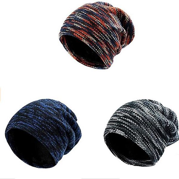berets winter knitted hat for both men and women, double thermal lining, travel, Blue;gray
berets winter knitted hat for both men and women, double thermal lining, travel, Blue;gray