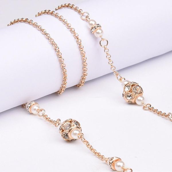 other fashion accessories 1pcs copper string simulated-pearl crystal beads sunglasses lanyard strap necklace metal eyeglass chain cord for r, Silver
other fashion accessories 1pcs copper string simulated-pearl crystal beads sunglasses lanyard strap necklace metal eyeglass chain cord for r, Silver