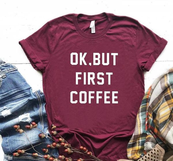 women t shirt ok but first coffee letters print tshirt women short sleeve o neck loose t shirt ladies causal tee shirt, White
women t shirt ok but first coffee letters print tshirt women short sleeve o neck loose t shirt ladies causal tee shirt, White