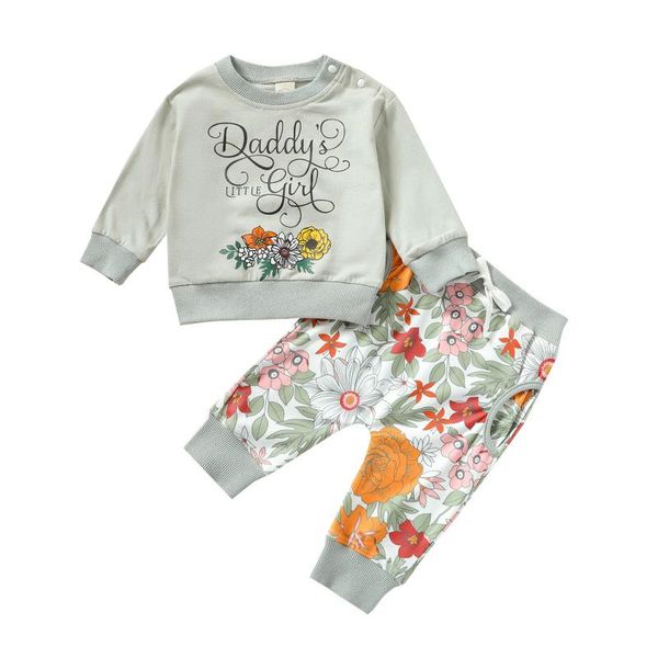 clothing sets autumn infant baby girl floral outfits kids clothes casual letter long sleeve pullover long trousers children 0-3y, White
clothing sets autumn infant baby girl floral outfits kids clothes casual letter long sleeve pullover long trousers children 0-3y, White