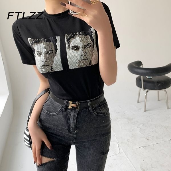 2021 new women korean t shirt summer short sleeve 3d diamond slim streetwear tee shirts woman fashion harajuku 5s9q, White
2021 new women korean t shirt summer short sleeve 3d diamond slim streetwear tee shirts woman fashion harajuku 5s9q, White