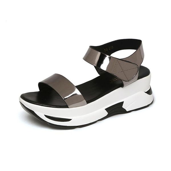 sandals women's fashion summer beach shoes wedge heel soft bottom non-slip comfortable metal decoration, Black
sandals women's fashion summer beach shoes wedge heel soft bottom non-slip comfortable metal decoration, Black