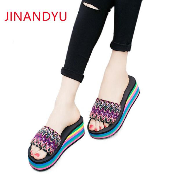 slippers platform wedges shoes for women summer slipper casuales platforms eva thick heels women's beach sandals, Black
slippers platform wedges shoes for women summer slipper casuales platforms eva thick heels women's beach sandals, Black