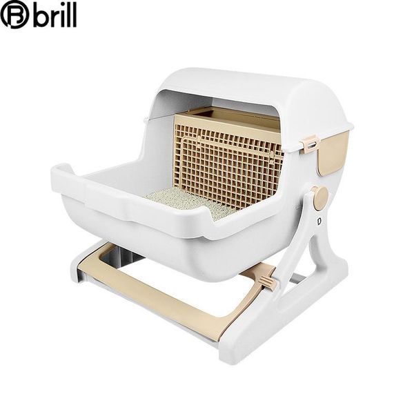 other cat supplies pet litter box semi-automatic quick cleaning luxury toilet tipping bucket filter kuweta dla kota
other cat supplies pet litter box semi-automatic quick cleaning luxury toilet tipping bucket filter kuweta dla kota