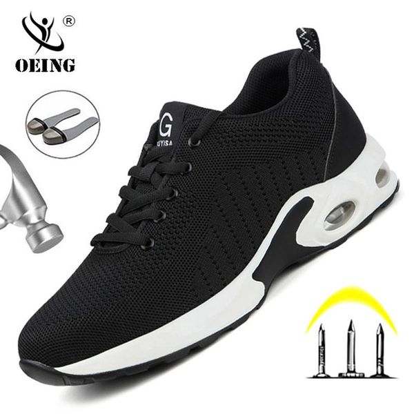 boots fashion work shoes 2021 men's outdoor light breathable shockproof safety sneakers steel toe anti smashing, Black
boots fashion work shoes 2021 men's outdoor light breathable shockproof safety sneakers steel toe anti smashing, Black