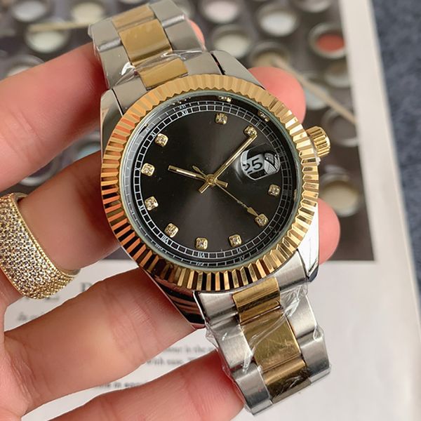 1- Men watch version Diamond 41mm Quartz Movement Stainless Steel Fashion Designer Watches Journal Luxury Montre de luxe, Slivery;brown
1- Men watch version Diamond 41mm Quartz Movement Stainless Steel Fashion Designer Watches Journal Luxury Montre de luxe, Slivery;brown