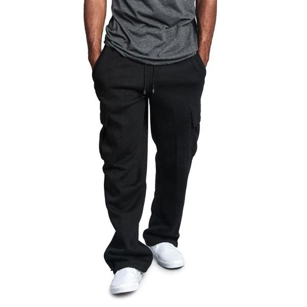 solid men splicing overalls casual pocket sport work casual trouser pants joggers sweat pants trousers #t1g, Black
solid men splicing overalls casual pocket sport work casual trouser pants joggers sweat pants trousers #t1g, Black