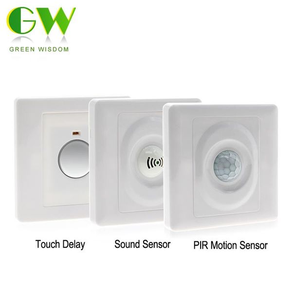 smart home control pir sensor detector switch light & sound human body infrared ac100-250v lighting auto on / off
smart home control pir sensor detector switch light & sound human body infrared ac100-250v lighting auto on / off