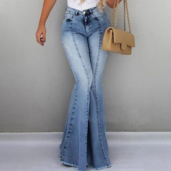 women's pants & capris plus size 2xl women fashion gradient elastic high waist flare with pockets csaual skinny denim jeans trousers st, Black;white
women's pants & capris plus size 2xl women fashion gradient elastic high waist flare with pockets csaual skinny denim jeans trousers st, Black;white