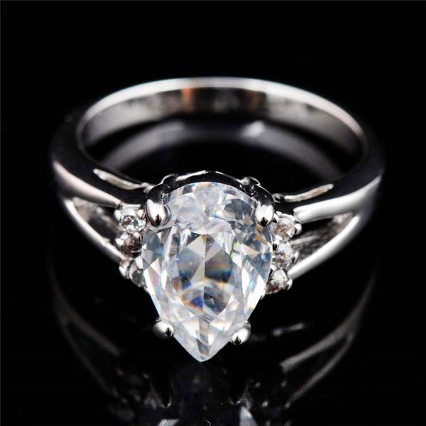 wedding rings luxury female crystal water drop ring fashion dainty 925 silver for women promise love bridal engagement, Slivery;golden
wedding rings luxury female crystal water drop ring fashion dainty 925 silver for women promise love bridal engagement, Slivery;golden